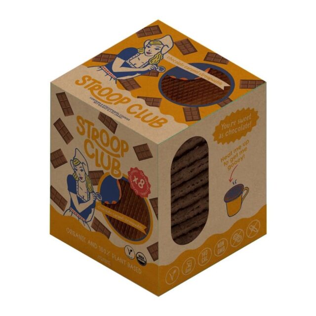 Stroop Club Plant Based Chocolate Caramel Stroopwafels 8-Pack