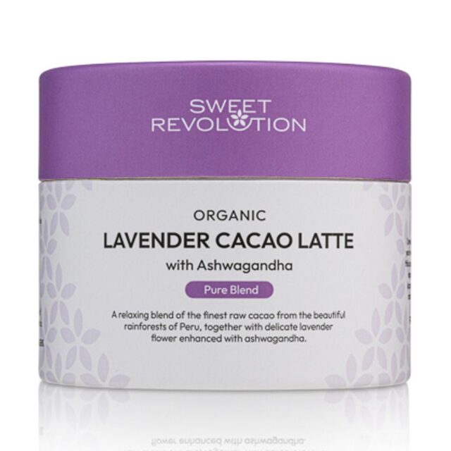 Sweet Revolution Organic Lavender Cacao Latte with Ashwagandha