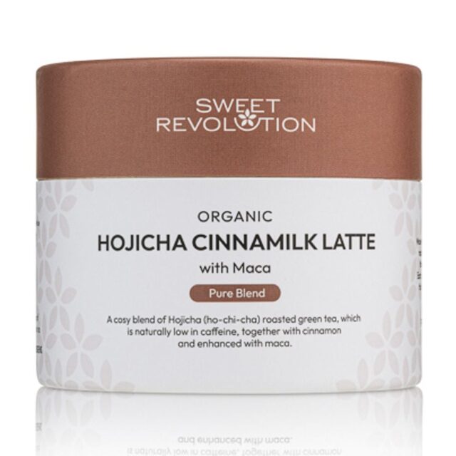 Sweet Revolution Organic Hojicha Cinnamilk Latte with Maca