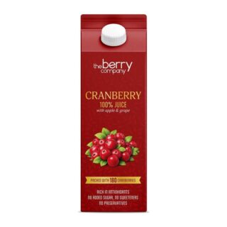 The Berry Company Cranberry Juice Drink 1L 100% Range