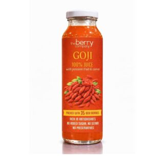 The Berry Company Goji Berry Juice Drink Glass Bottle