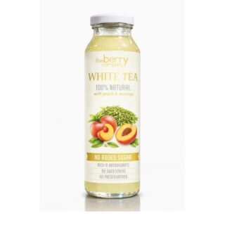 The Berry Company White Tea & Peach Glass Bottle