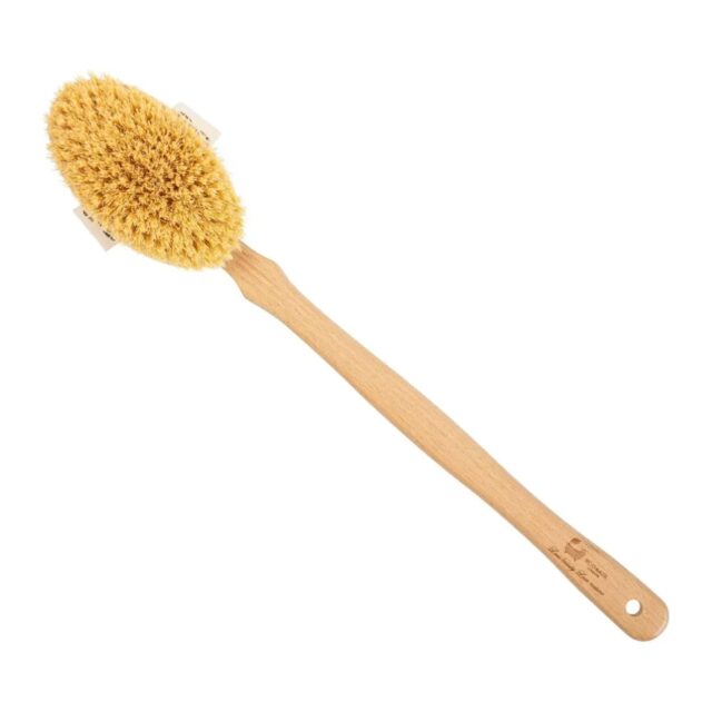 The Eco Bath Natural Sisal Detachable Body Brush Medium Hard