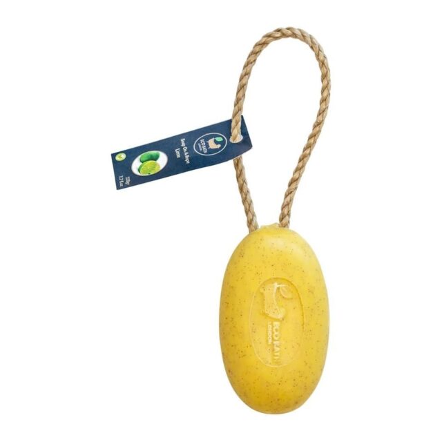 The Eco Bath London Lime Soap On A Rope -