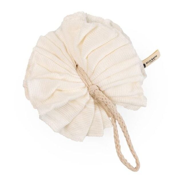 The Eco Bath Bamboo Bath Pouf - 1 Unit