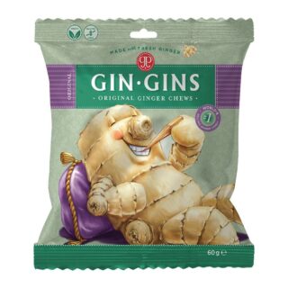 The Ginger People Gin Gins Original Chewy Candy 60g bag