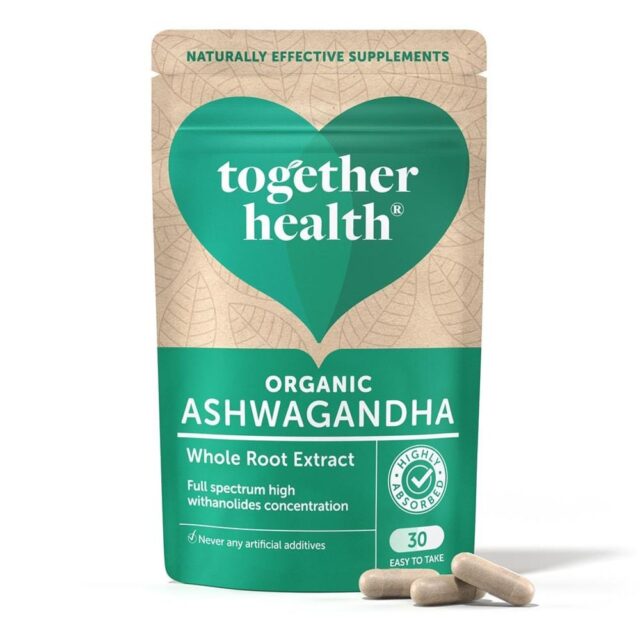 Together Health Organic Ashwagandha KSM-66 WholeRoot 30 Caps