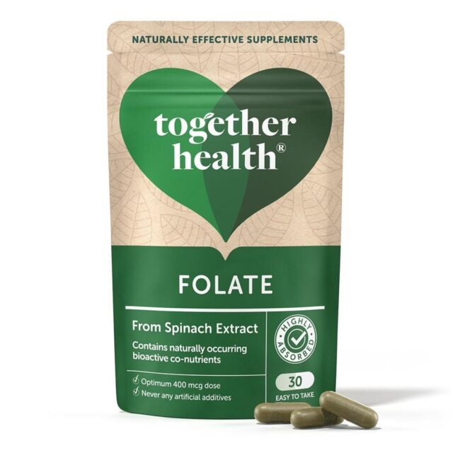 Together Health Natural Folate from Spinach 30 Caps