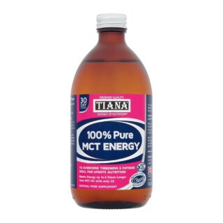 Tiana Organic 100% pure coconut MCT oil for everyday use