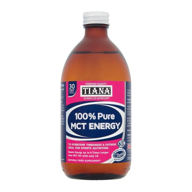Tiana Organic 100% pure coconut MCT oil for everyday use