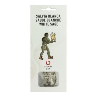 Tierra Zen California White Sage Smudging Bundle Sachet 8-10 cm