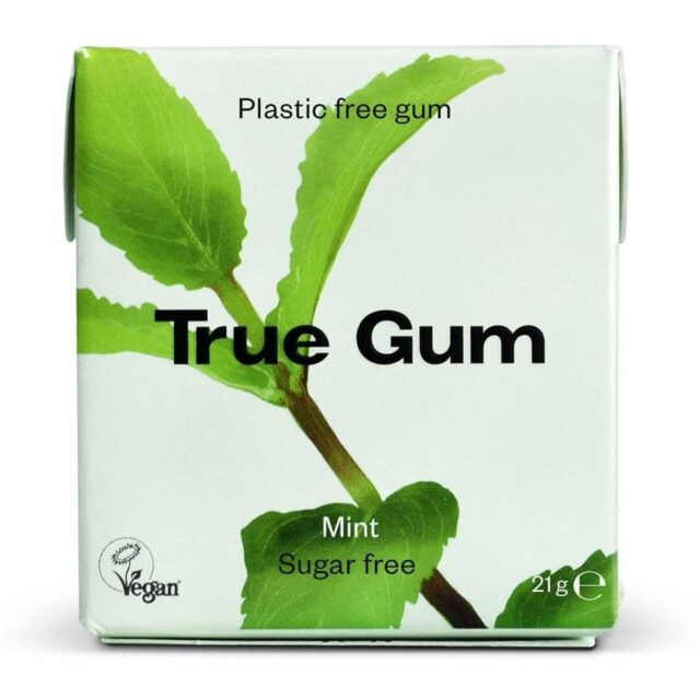 True Gum Plastic Free Sugar Free Chewing Gum - Mint