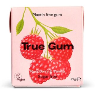 True Gum Sugar Free Chewing Gum - Raspberry & Vanilla