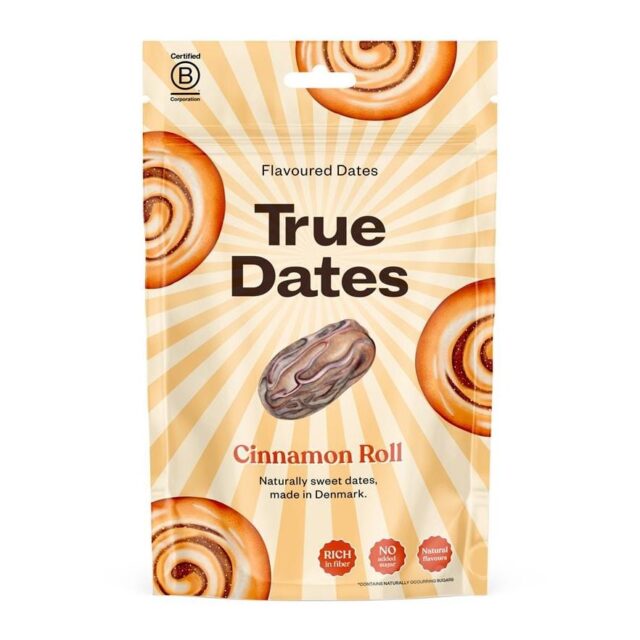 True Gum True Dates Cinnamon Roll