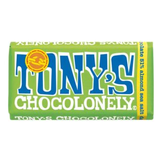 Tonys Chocolonely Dark Chocolate 51% Almond Sea Salt
