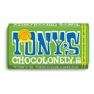 Tonys Chocolonely Dark Almond Sea Salt Choc Bar