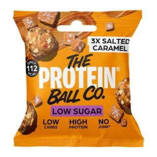 The Protein Ball Co Keto Low Sugar Salted Caramel Blondies