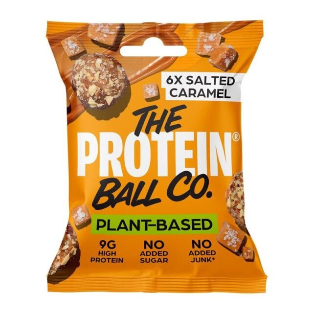 The Protein Ball Co Salted Caramel Protein High Protein Plant Protein Snack