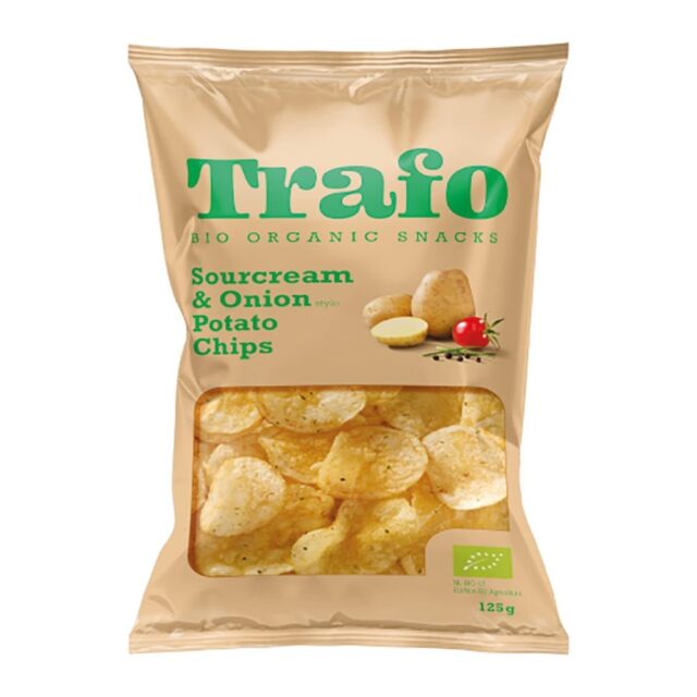 Trafo Organic Classic Sour Cream & Onion Crisps