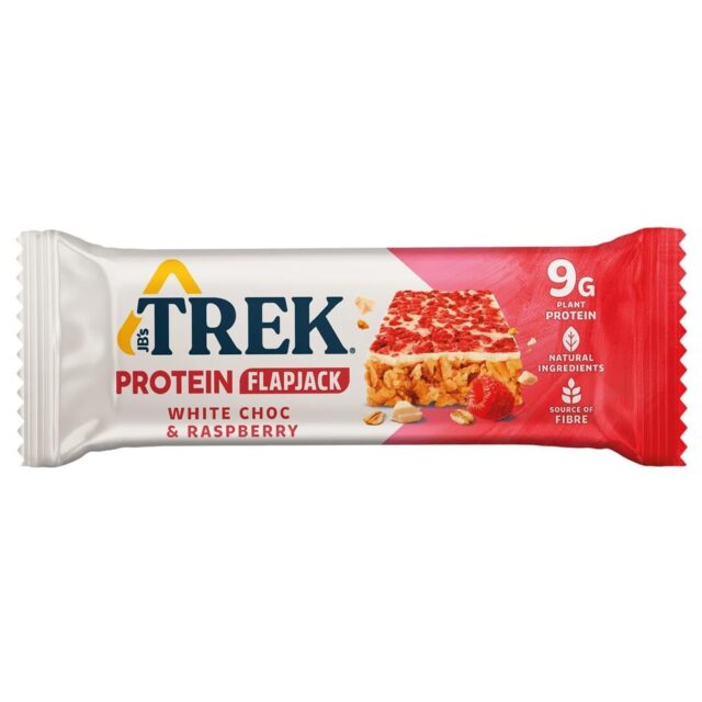 Trek White Choc & Raspberry Flapjack