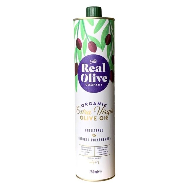 The Real Olive Company Organic Unfiltered Extra Virgin Olive Oil