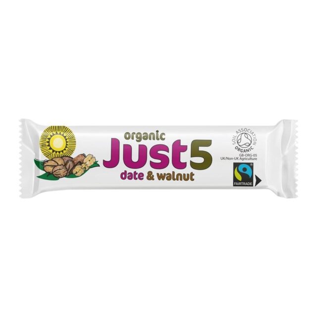 Tropical Wholefoods Organic Date & Walnut Bar