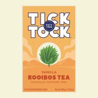 Tick Tock Rooibos Vanilla 40 Tea Bags