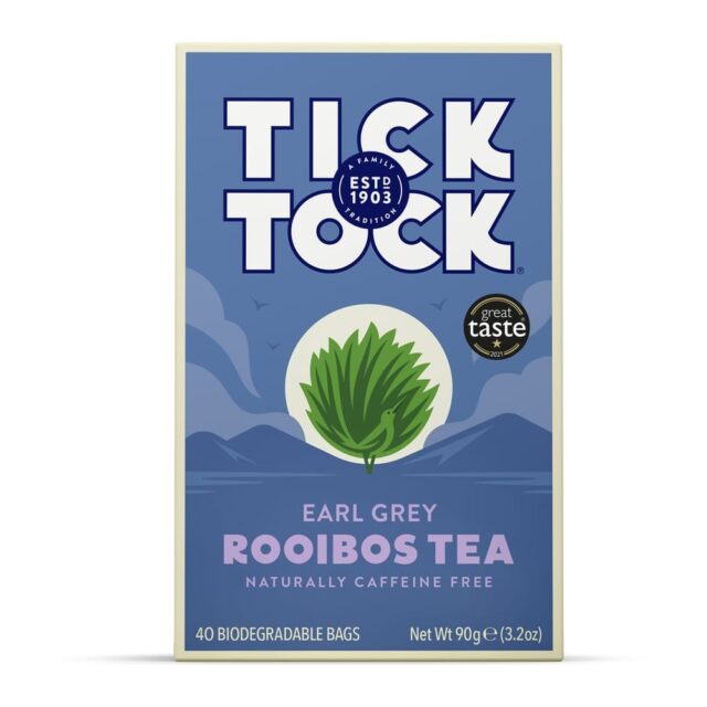 Tick Tock Rooibos Earl Grey 40 Tea Bags