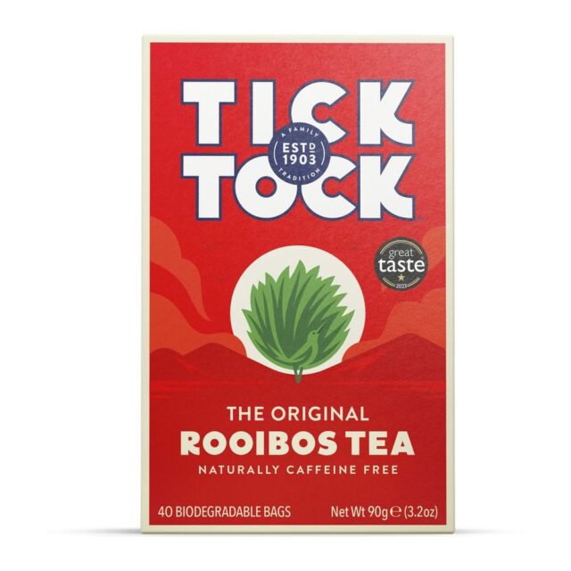 Tick Tock Original Rooibos 40 Tea Bags