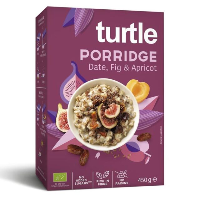 Turtle Organic Porridge Date Fig Apricot