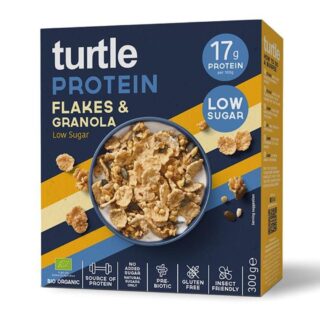 Turtle Protein Flakes & Granola Low Sugar