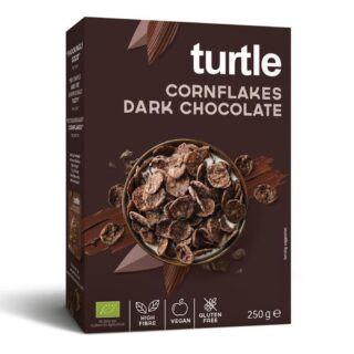 Turtle Dark Chocolate Cornflakes 250g Organic & Gluten Free