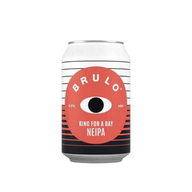 BRULO King For A Day NEIPA Alcohol Free Beer 0.5% ABV