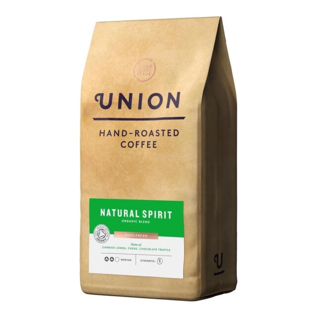 Union Roasted Coffee Natural Spirit Organic - Wholebean