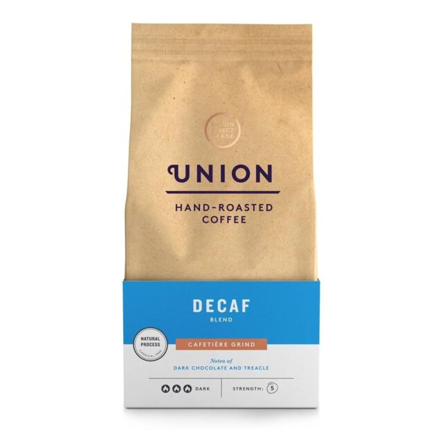 Union Roasted Coffee Decaf Cafetiere Grind