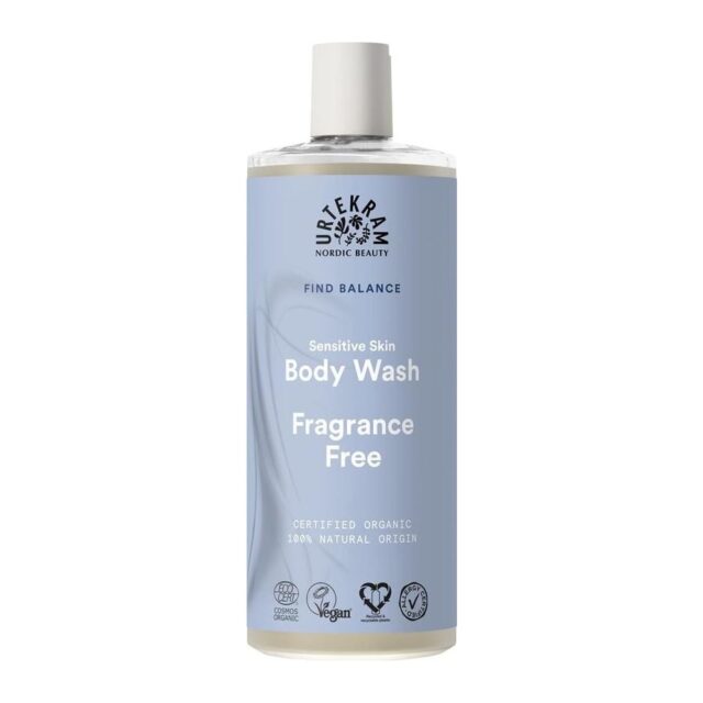 Urtekram Fragrance Free Body Wash for Sensitive Skin
