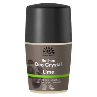 Urtekram Lime Crystal Deodorant Roll On 50ml Organic