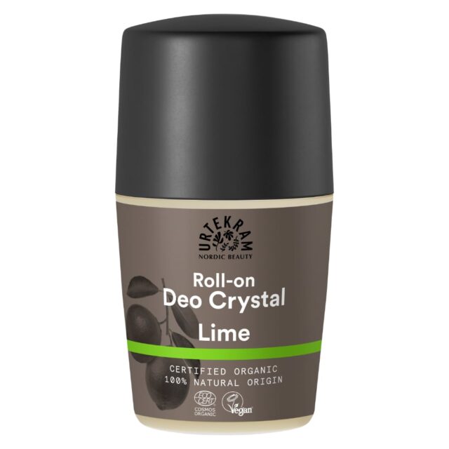 Urtekram Lime Crystal Deodorant Roll On 50ml Organic