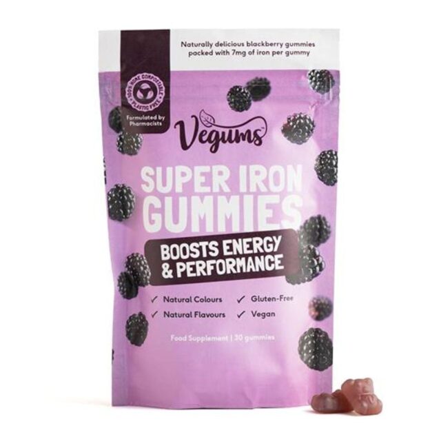 Vegums Vegan Super Iron Gummies 30 Gummies
