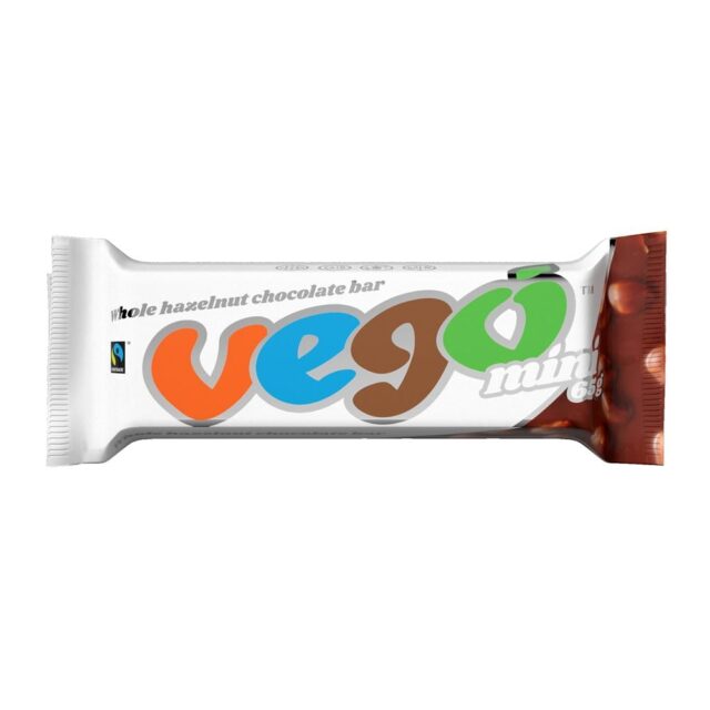 Vego Mini Fairtrade Whole Hazelnut Chocolate Bar