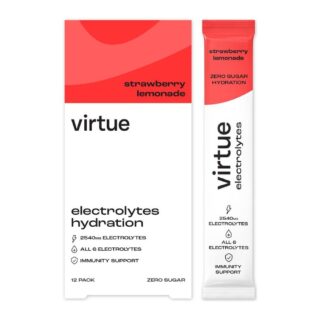 Virtue Drinks Electrolytes Strawberry Lemonade 12 x 5g Sachets