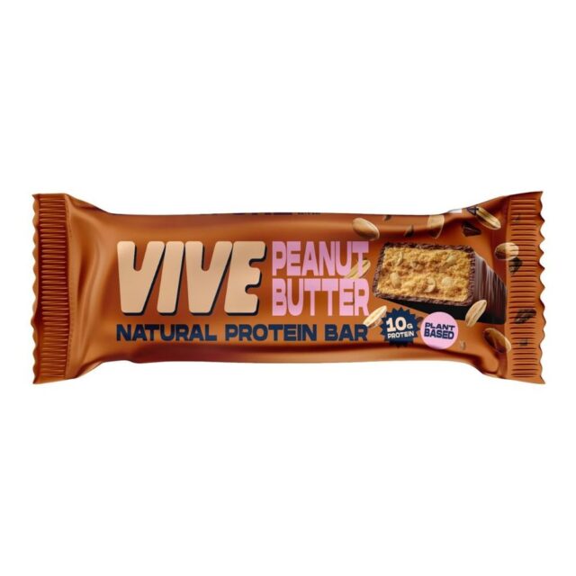 Vive Peanut Butter Dark Chocolate Coated Protein Snack Bar