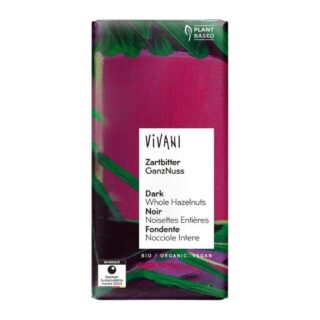 Vivani Dark Whole Hazelnut Chocolate Organic