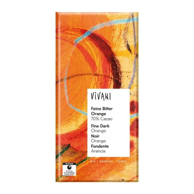 Vivani Dark Orange Chocolate 70% Organic