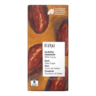 Vivani Dark 60% Chocolate with Date Sugar Organic