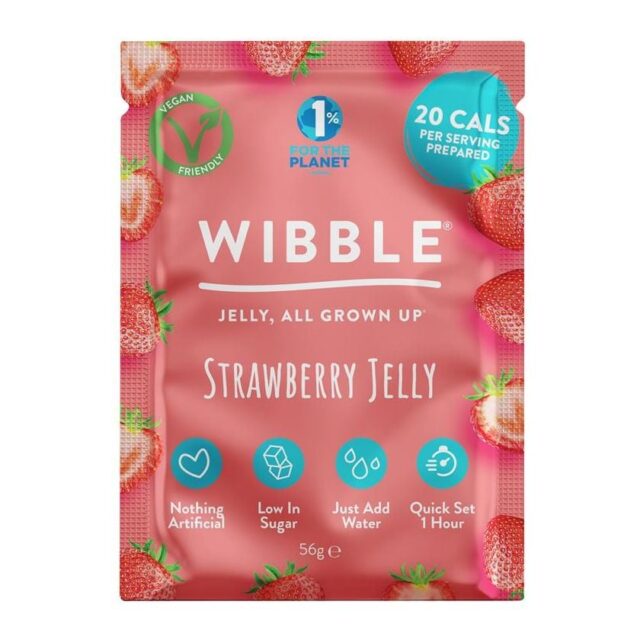 Wibble Strawberry Vegan Jelly Crystals