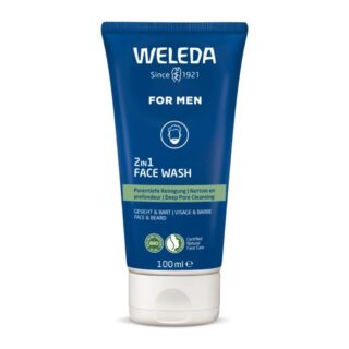 Weleda Men's 2 in 1 Face & Beard Wash Gel