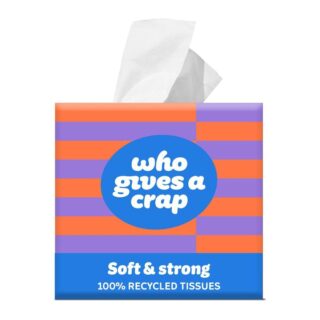Who Gives A Crap Soft & Strong Facial Tissues - Cube