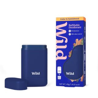 Wild Men's Navy Case and Cedar & Sandalwood Deo