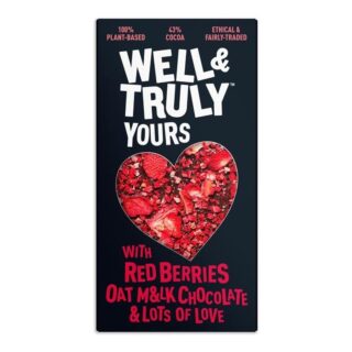 Well and Truly Oat M&lk Chocolate with Red Berries & Lots of Love